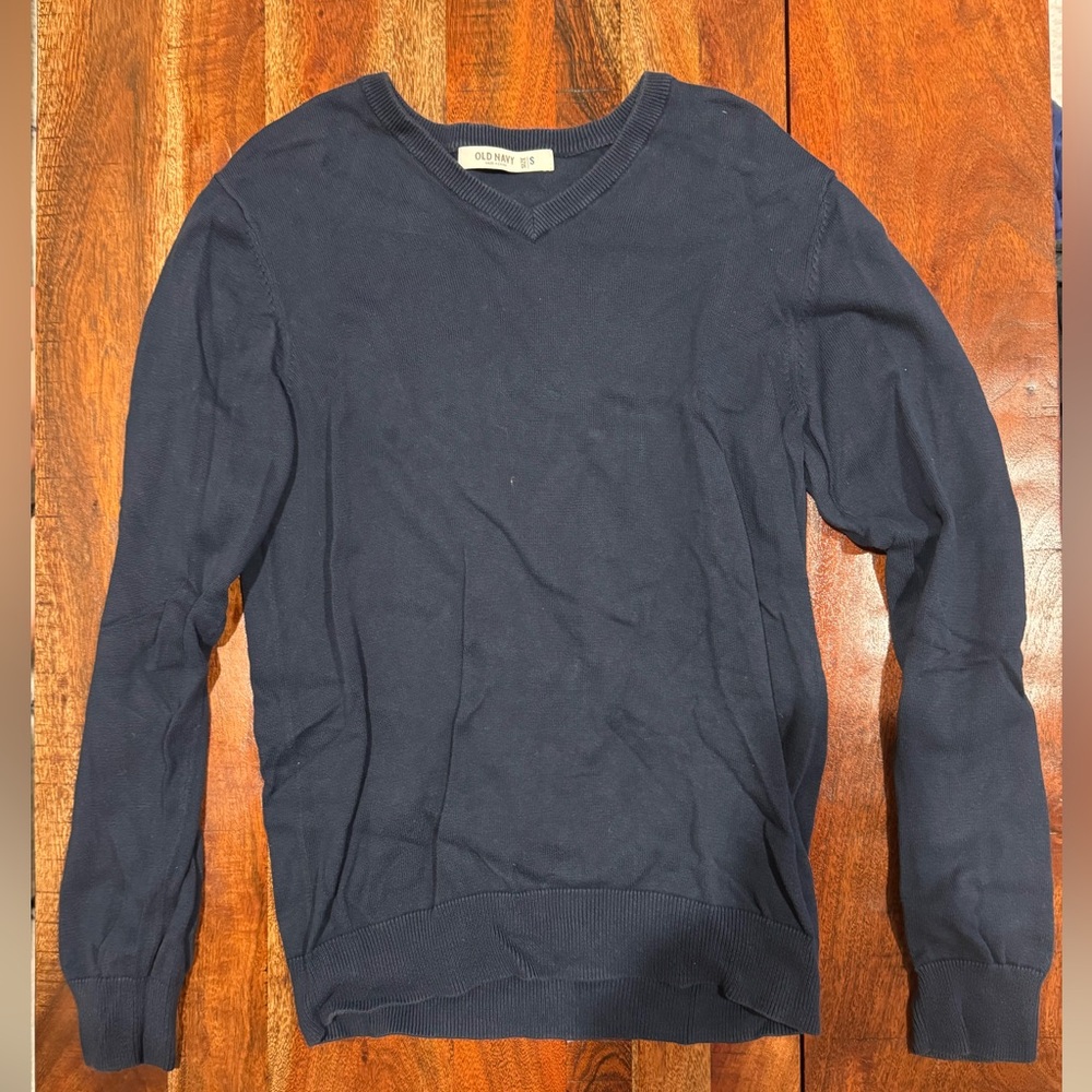 Old Navy Men's V-Neck Sweater - Navy Blue